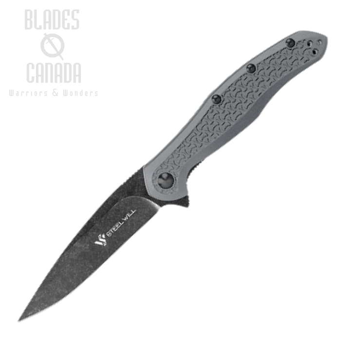 Steel Will Intrigue Mini Flipper Folding Knife, D2 Black SW, F45M-15